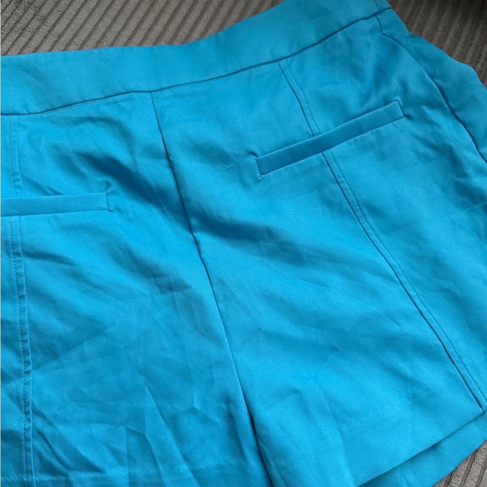 SHEIN Vibrant Blue Women's Bermudas